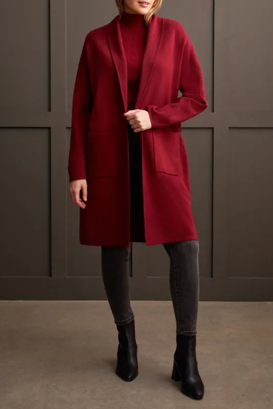 Tribal Coatigan - Bordeaux sold by Boutique with Grace