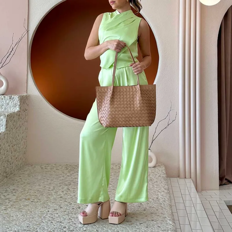 Melie Bianco Victoria Tote Bag - Tan sold by Boutique with Grace