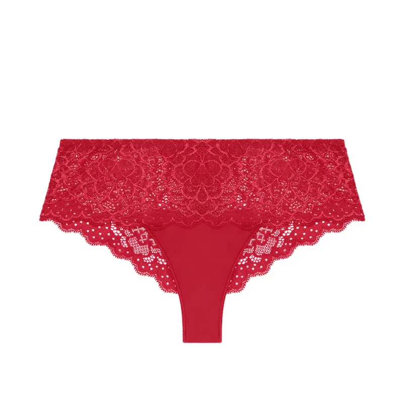 Simone Perele Caresse Shorty - Tango Red XL ONLY sold by Boutique with Grace