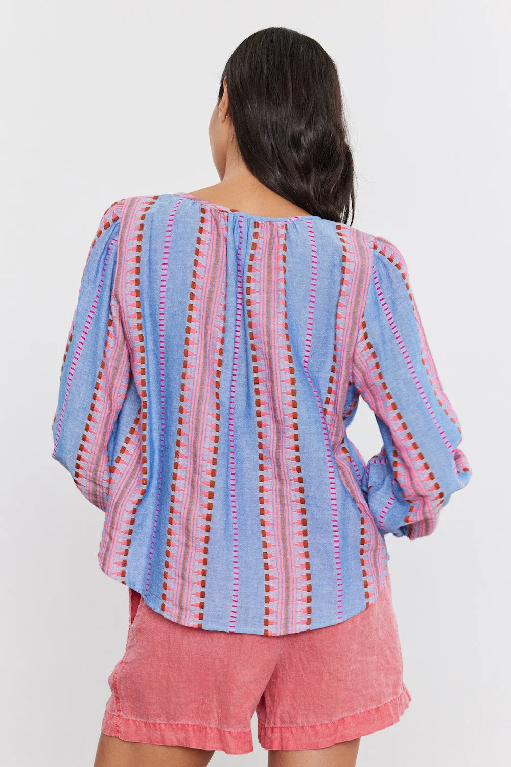 Velvet Isla Jacquard Top - Multi sold by Boutique with Grace product image thumbnail 4