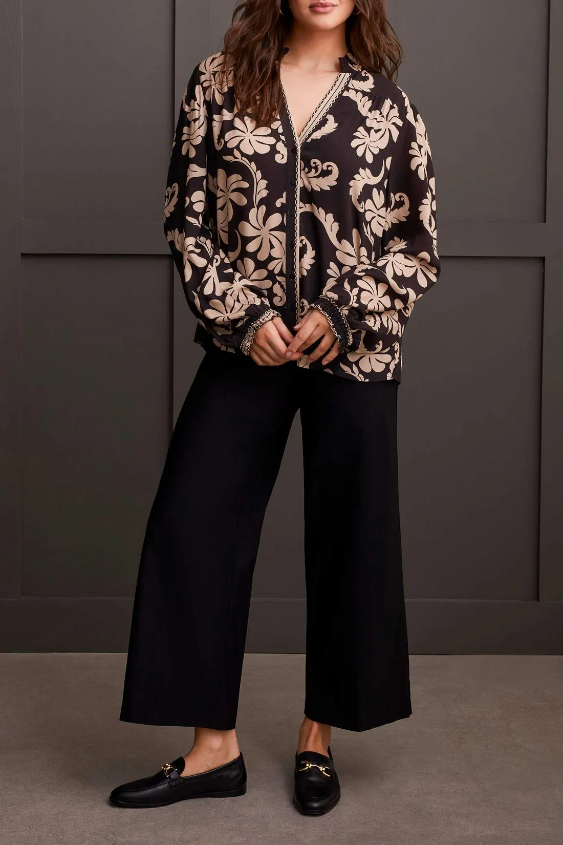 Tribal Phoenix Blouse - Black sold by Boutique with Grace