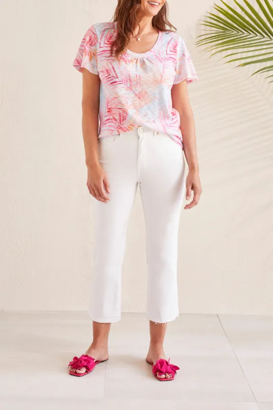 Tribal Sophia Microflare - White sold by Boutique with Grace