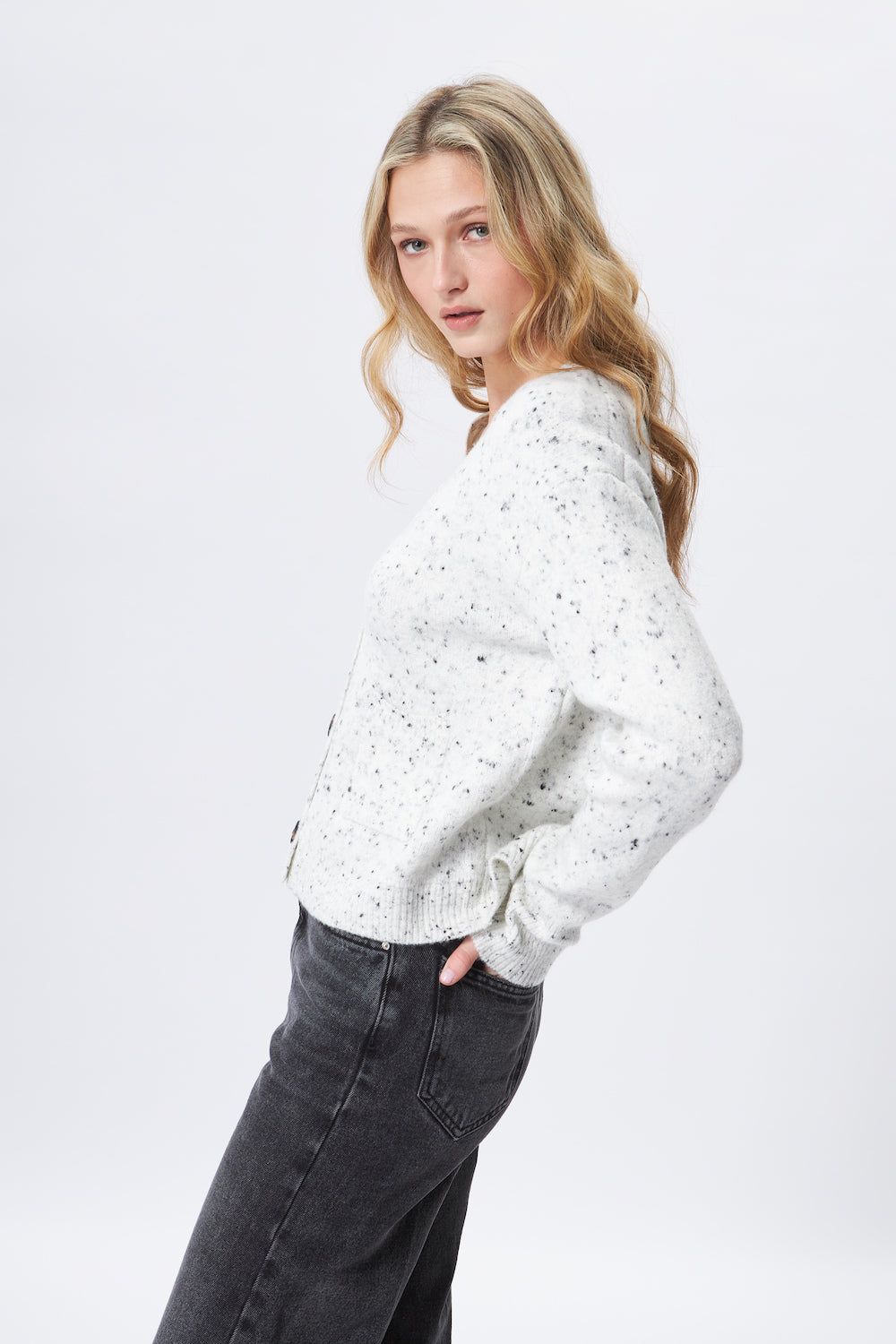 John & Jenn Braxton Cardi - Snowfall sold by Boutique with Grace product image thumbnail 3