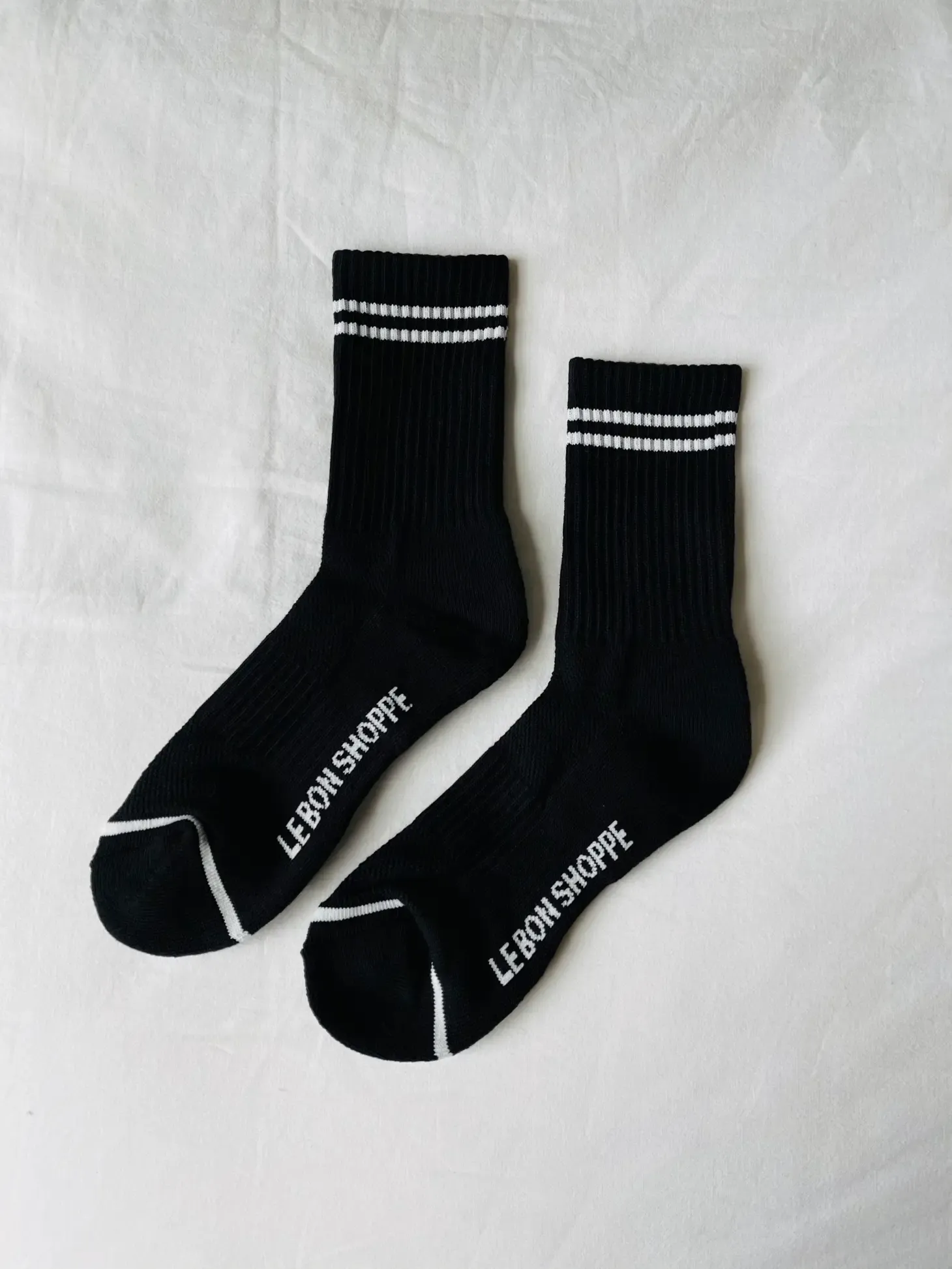 Le Bon Shoppe Boyfriend Socks - Noir sold by Boutique with Grace