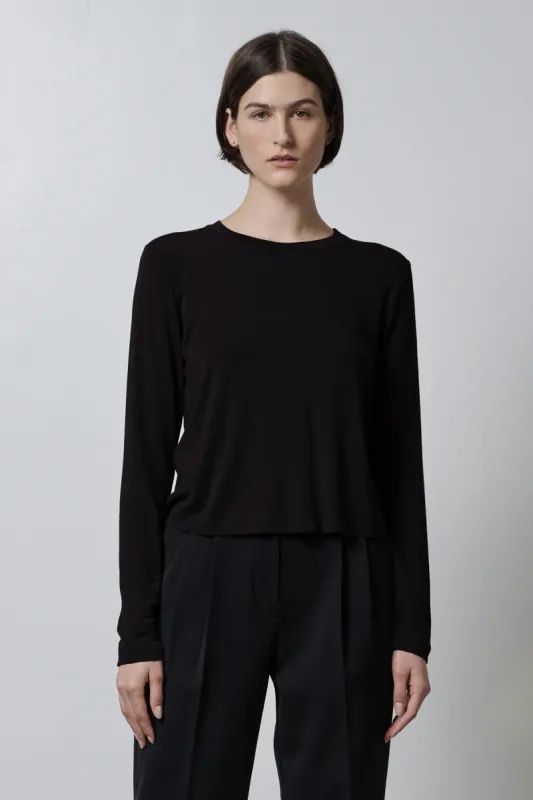 Velvet by Jenny Graham Pacifica Modal Tee - Black sold by Boutique with Grace