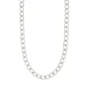 Pilgrim Charm Recycled Curb Necklace - Silver sold by Boutique with Grace