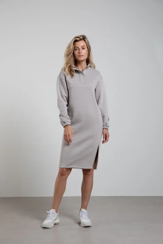 Yaya Jersey Dress - Paloma Grey sold by Boutique with Grace