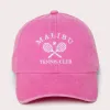 Malibu Tennis Club Baseball Cap - Pink sold by Boutique with Grace