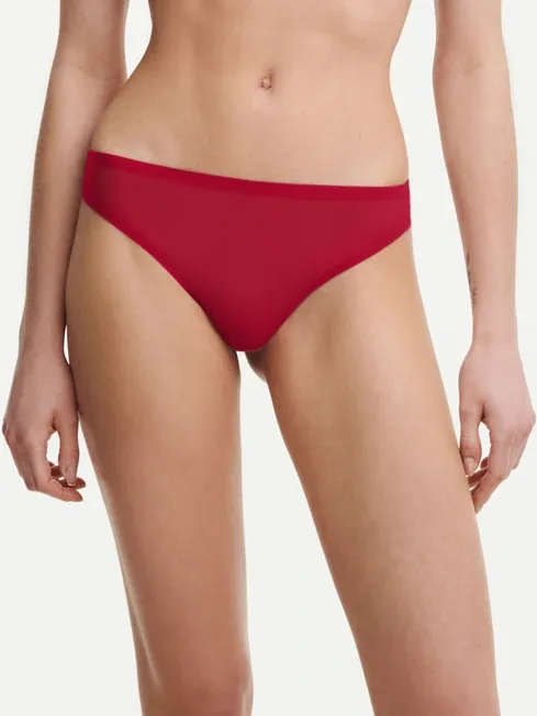 Chantelle Soft Stretch Thong - Passion Red sold by Boutique with Grace