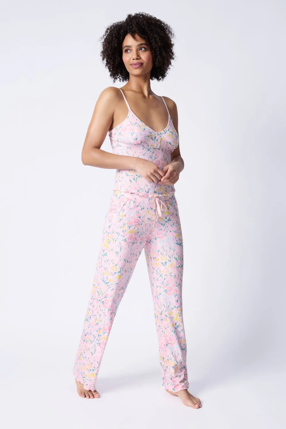 PJ Salvage Floral Fields PJ Set - Blush sold by Boutique with Grace product image thumbnail 3