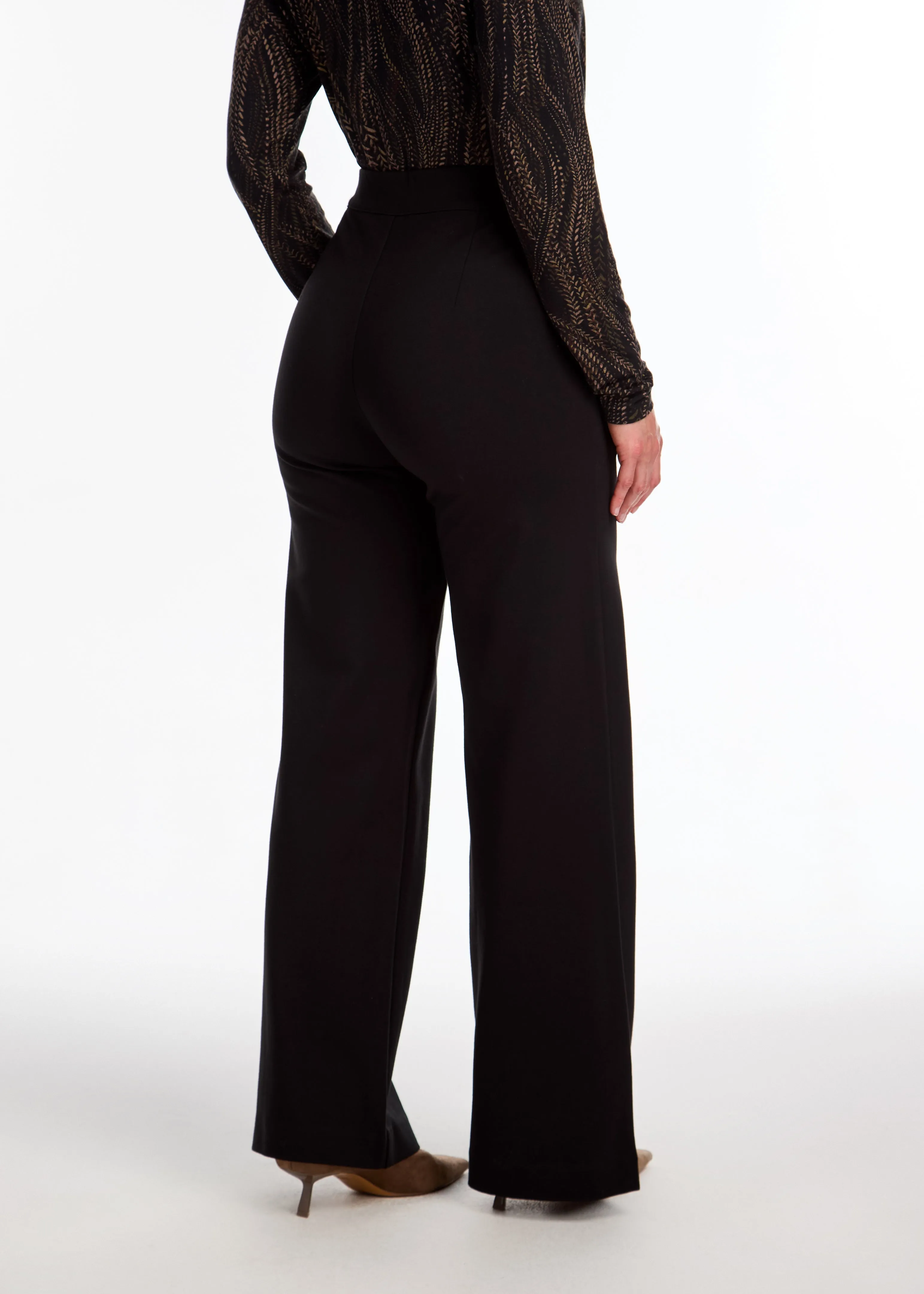 FDJ Pull-On Wide Leg Pant - Black sold by Boutique with Grace product image thumbnail 5