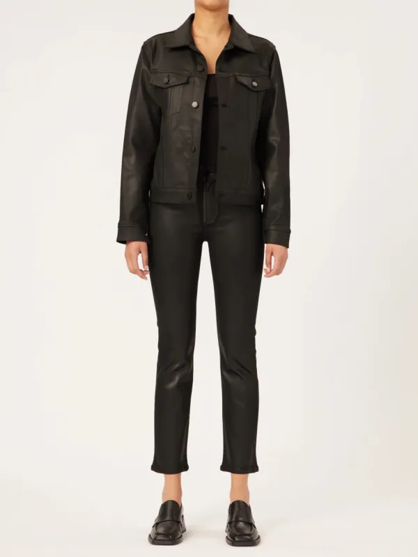 DL1961 Mara Straight - Black Coated sold by Boutique with Grace