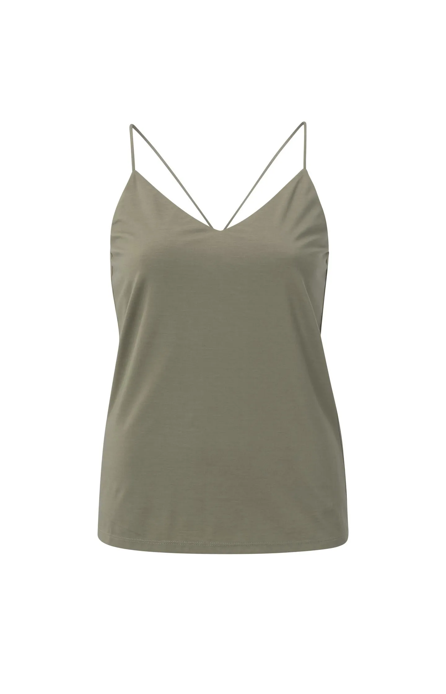 Yaya Strappy Top - Army Green sold by Boutique with Grace product image thumbnail 2