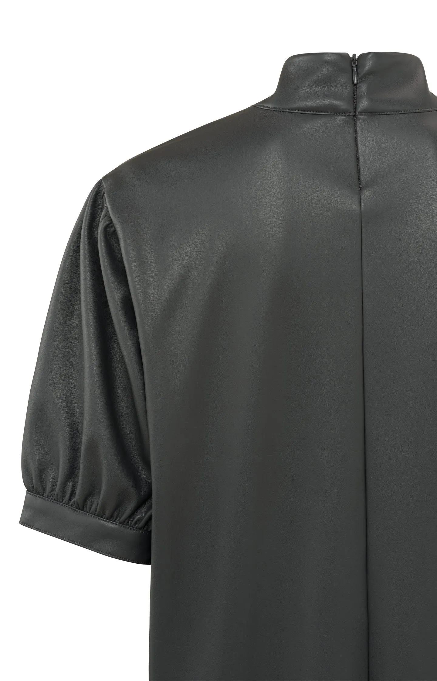 Yaya Short Sleeve Dress - Pinstripe Grey sold by Boutique with Grace product image thumbnail 4