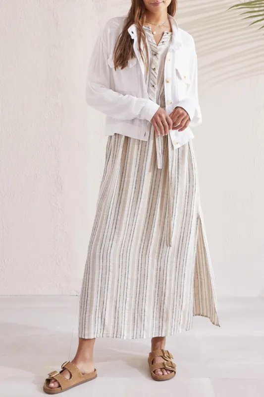 Tribal Crop Jacket - White sold by Boutique with Grace