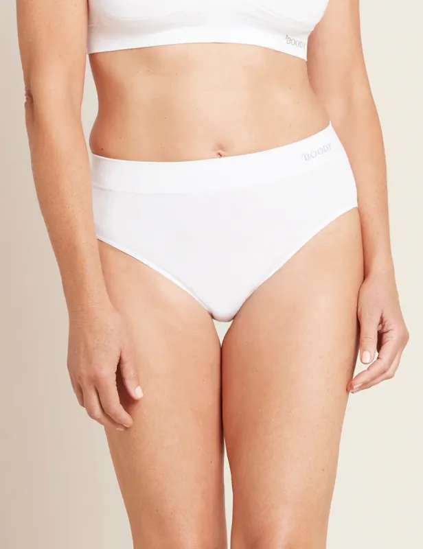 Boody Full Brief - White sold by Boutique with Grace