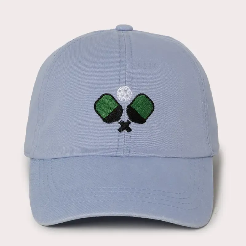 Pickleball Icon Baseball Cap - Light Blue sold by Boutique with Grace