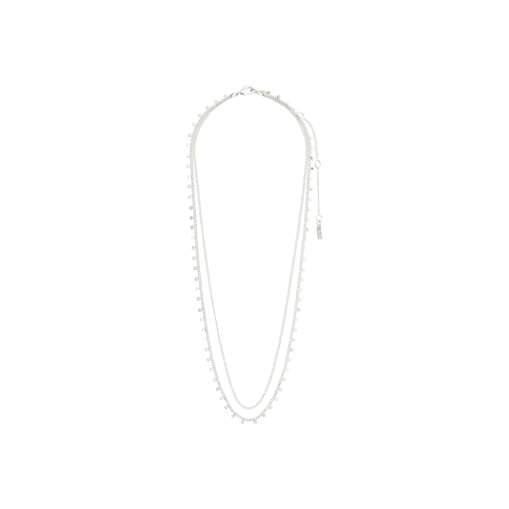 Pilgrim Bloom Recycled Necklace 2-in-1 - Silver sold by Boutique with Grace product image thumbnail 4