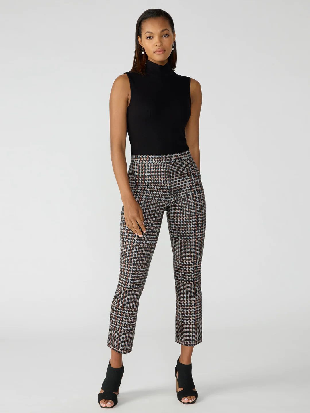 Sanctuary Carnaby Kick Crop - Cappuccino Plaid sold by Boutique with Grace