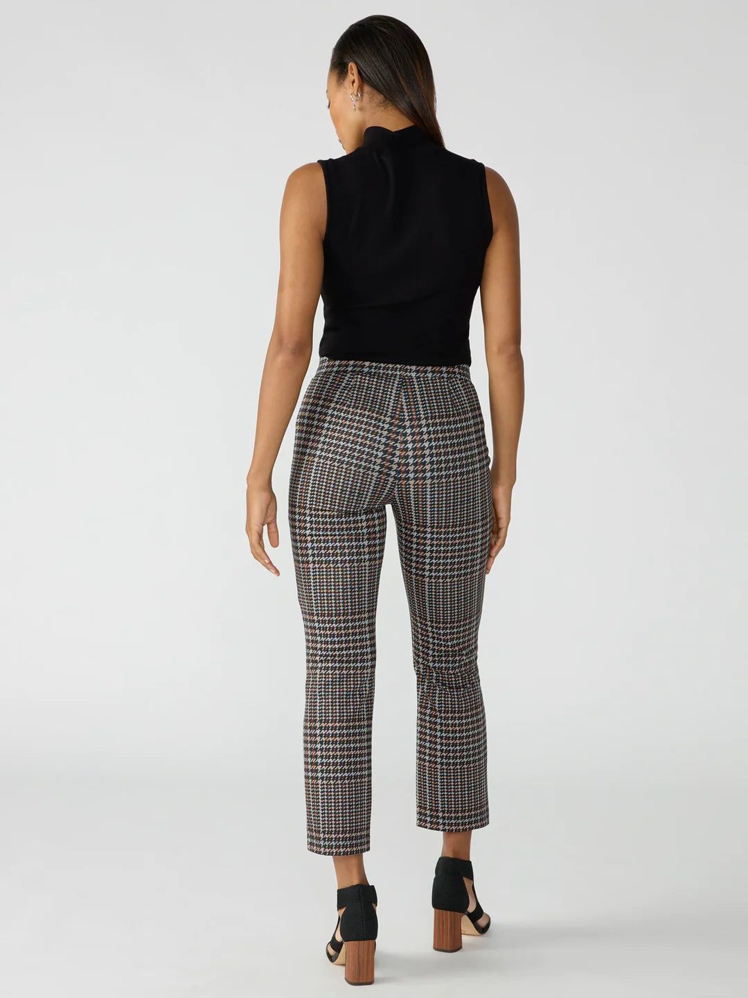 Sanctuary Carnaby Kick Crop - Cappuccino Plaid sold by Boutique with Grace product image thumbnail 3