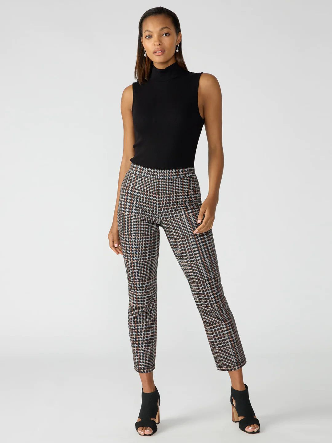 Sanctuary Carnaby Kick Crop - Cappuccino Plaid sold by Boutique with Grace product image thumbnail 4