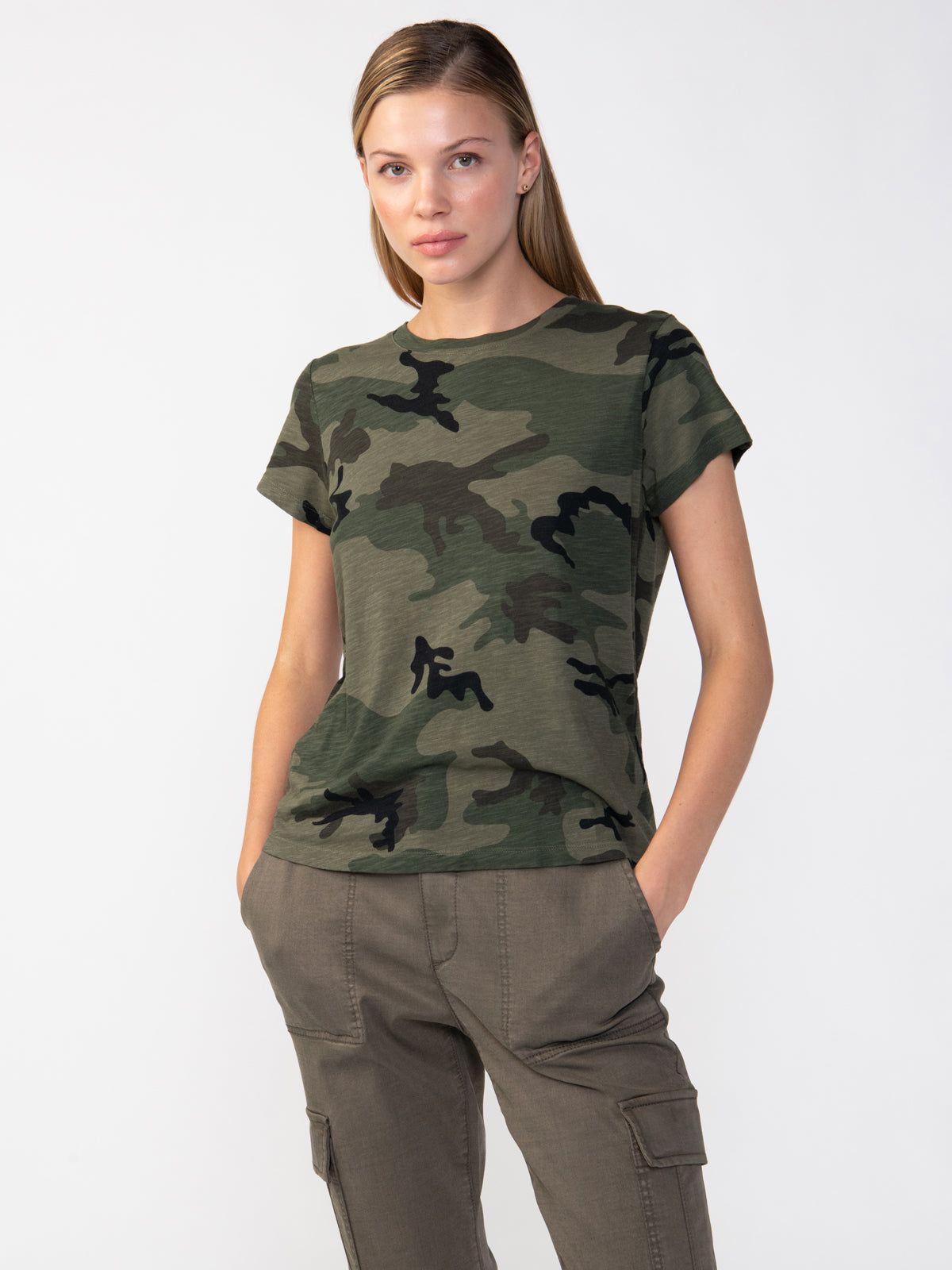 Sanctuary The Perfect Tee - Hiker Camo sold by Boutique with Grace product image thumbnail 2