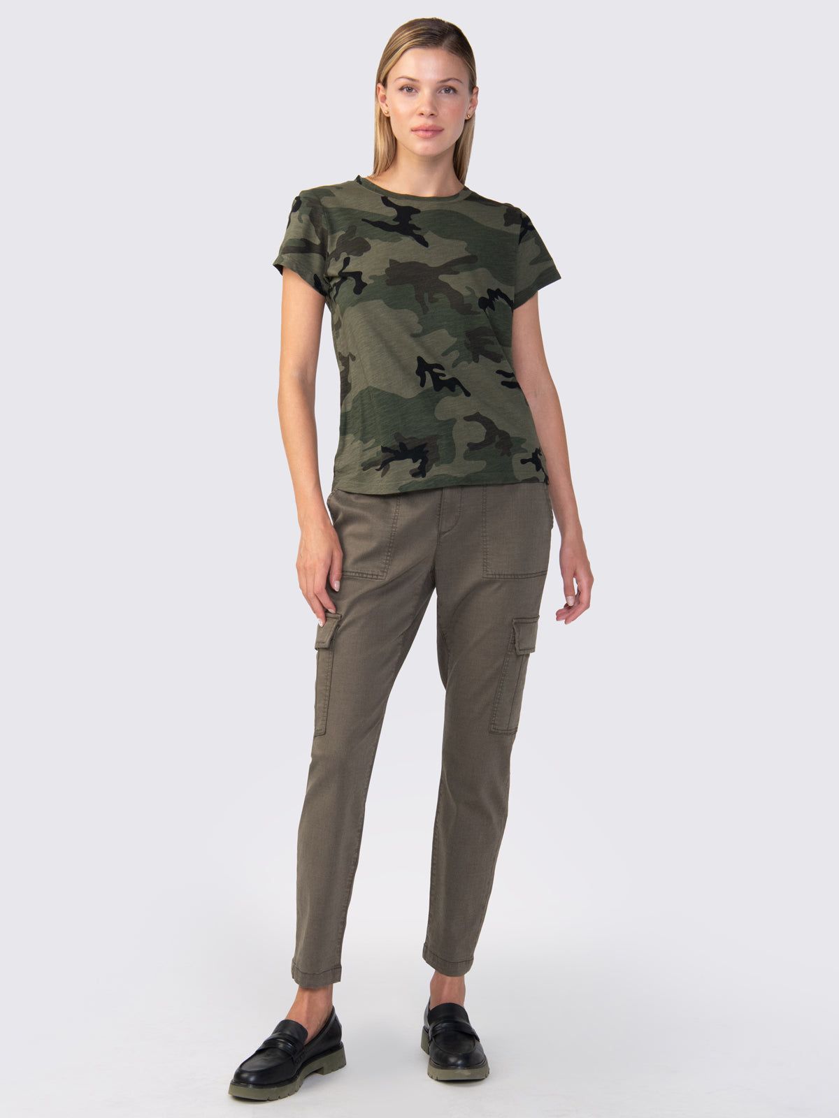 Sanctuary The Perfect Tee - Hiker Camo sold by Boutique with Grace