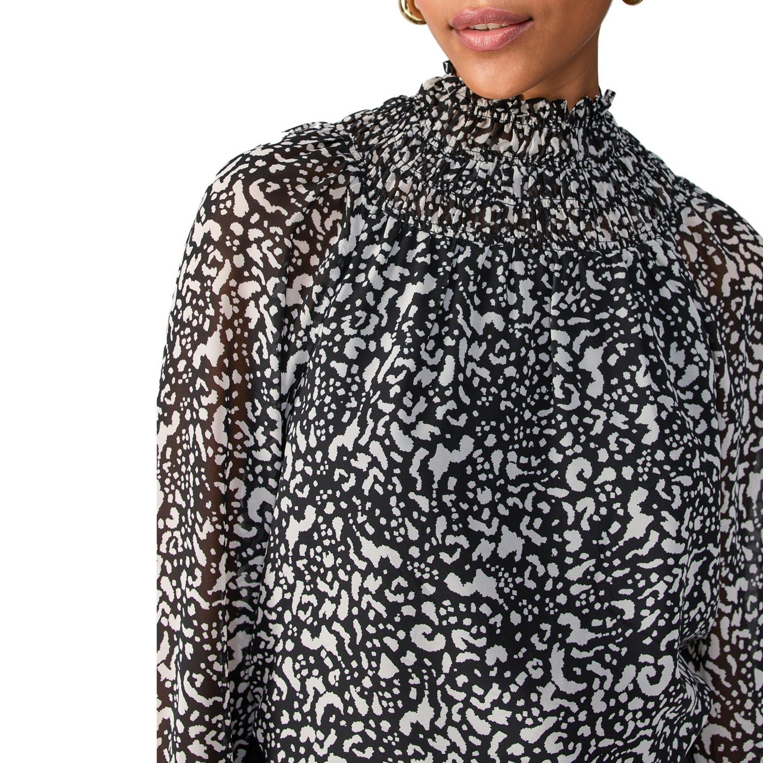 Sanctuary Better Still Blouse - Graphic Feline sold by Boutique with Grace product image thumbnail 3