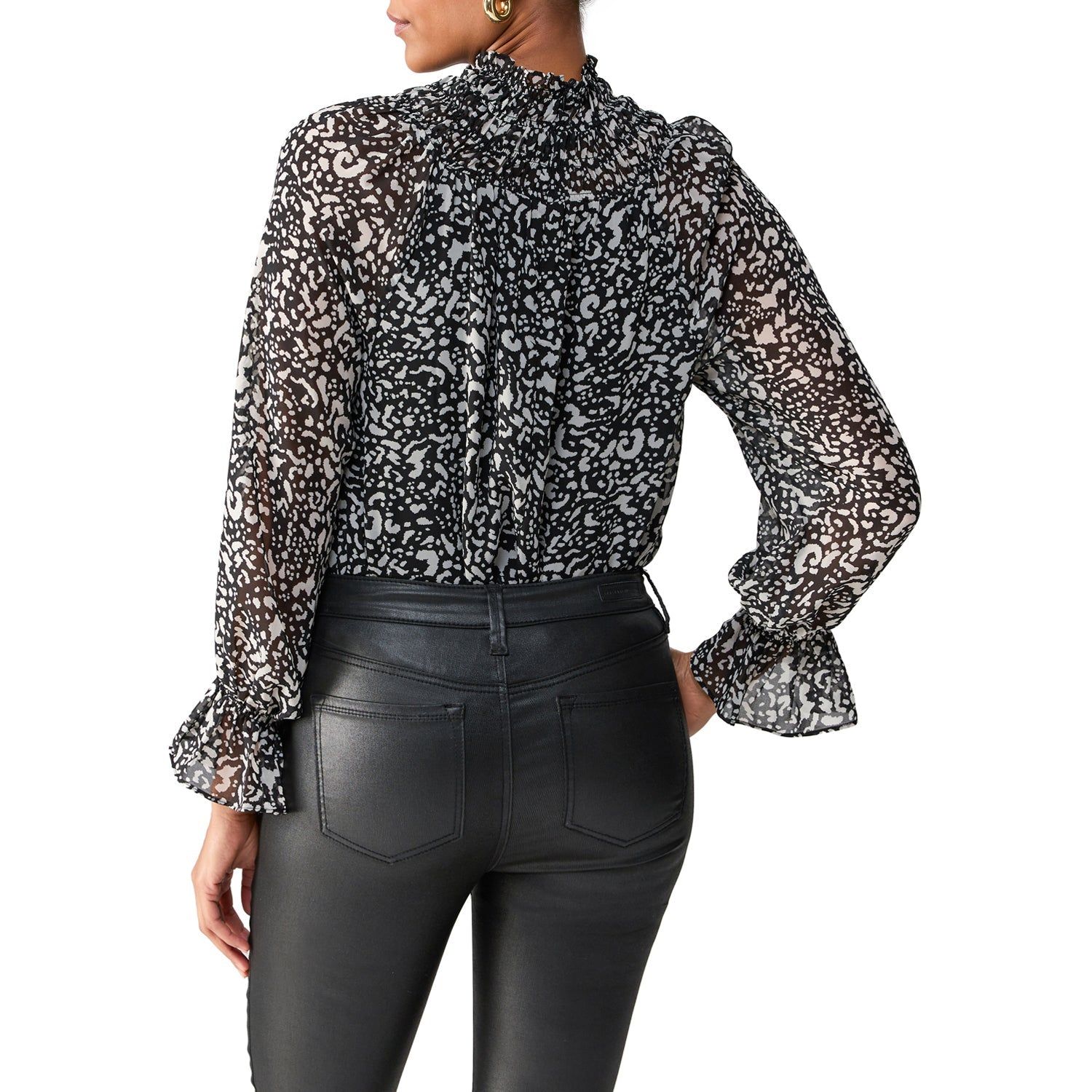 Sanctuary Better Still Blouse - Graphic Feline sold by Boutique with Grace product image thumbnail 4