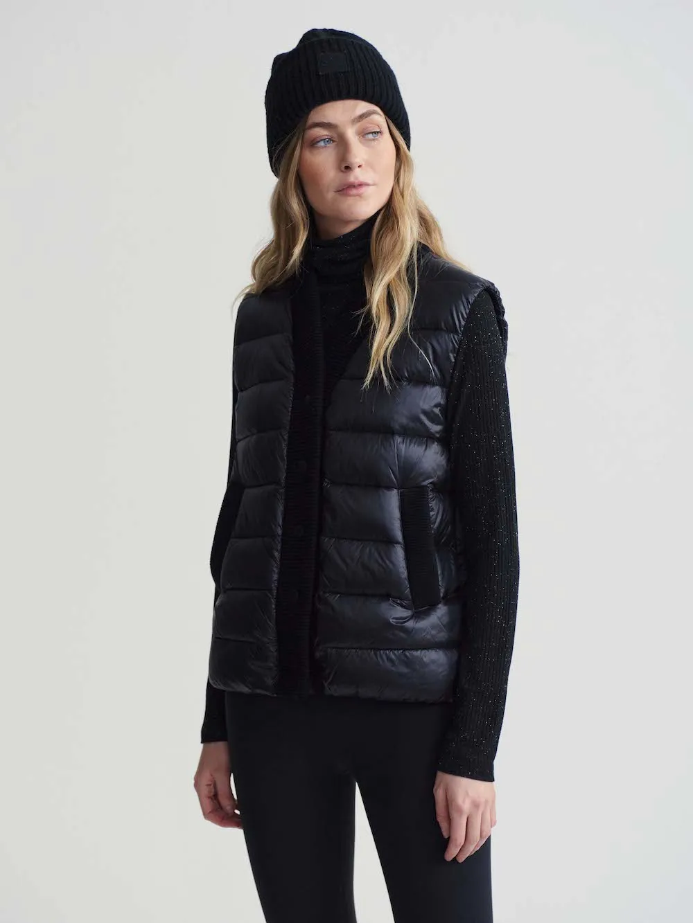 Varley Colwyn Boxy Gilet - Black sold by Boutique with Grace product image thumbnail 4