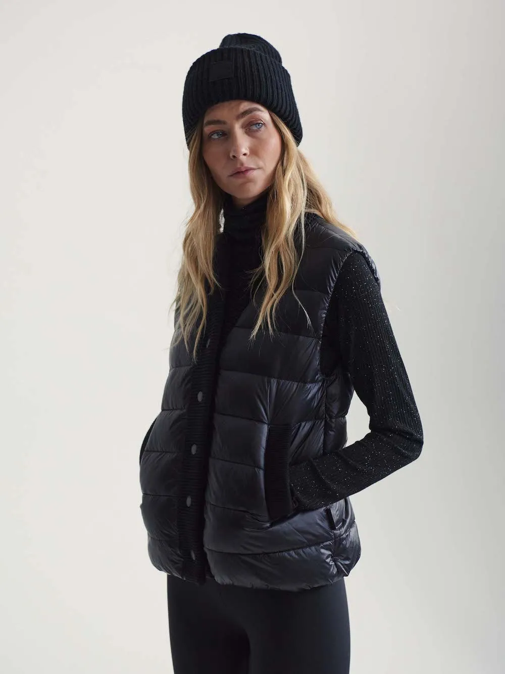 Varley Colwyn Boxy Gilet - Black sold by Boutique with Grace product image thumbnail 2