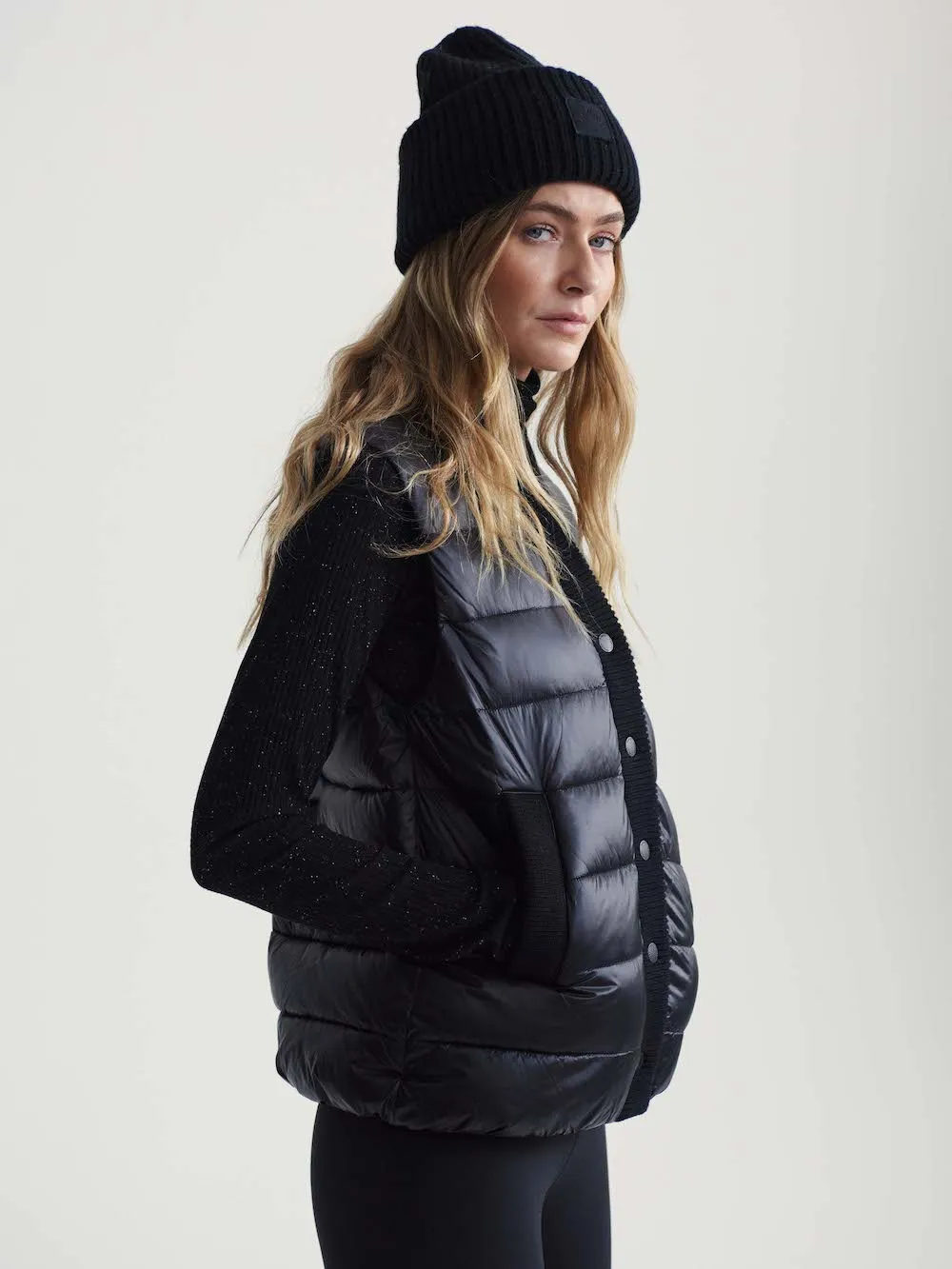 Varley Colwyn Boxy Gilet - Black sold by Boutique with Grace product image thumbnail 3