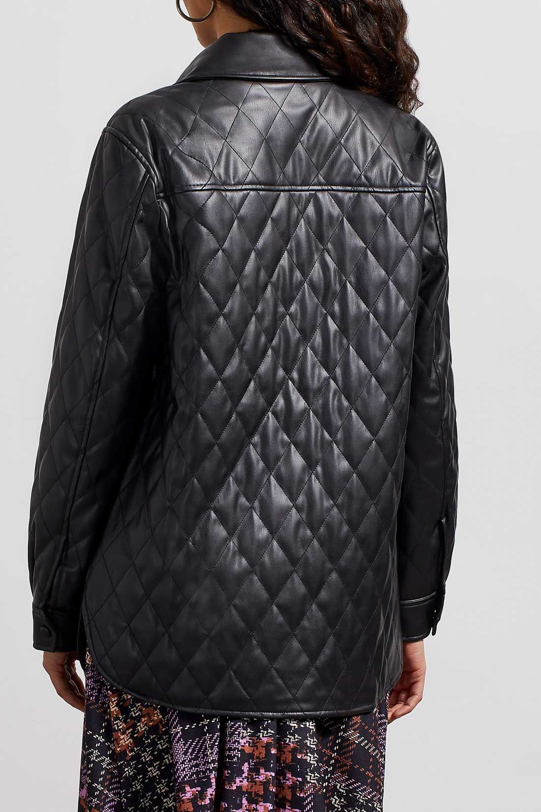Tribal Quilted Snap Jacket - Black sold by Boutique with Grace product image thumbnail 3