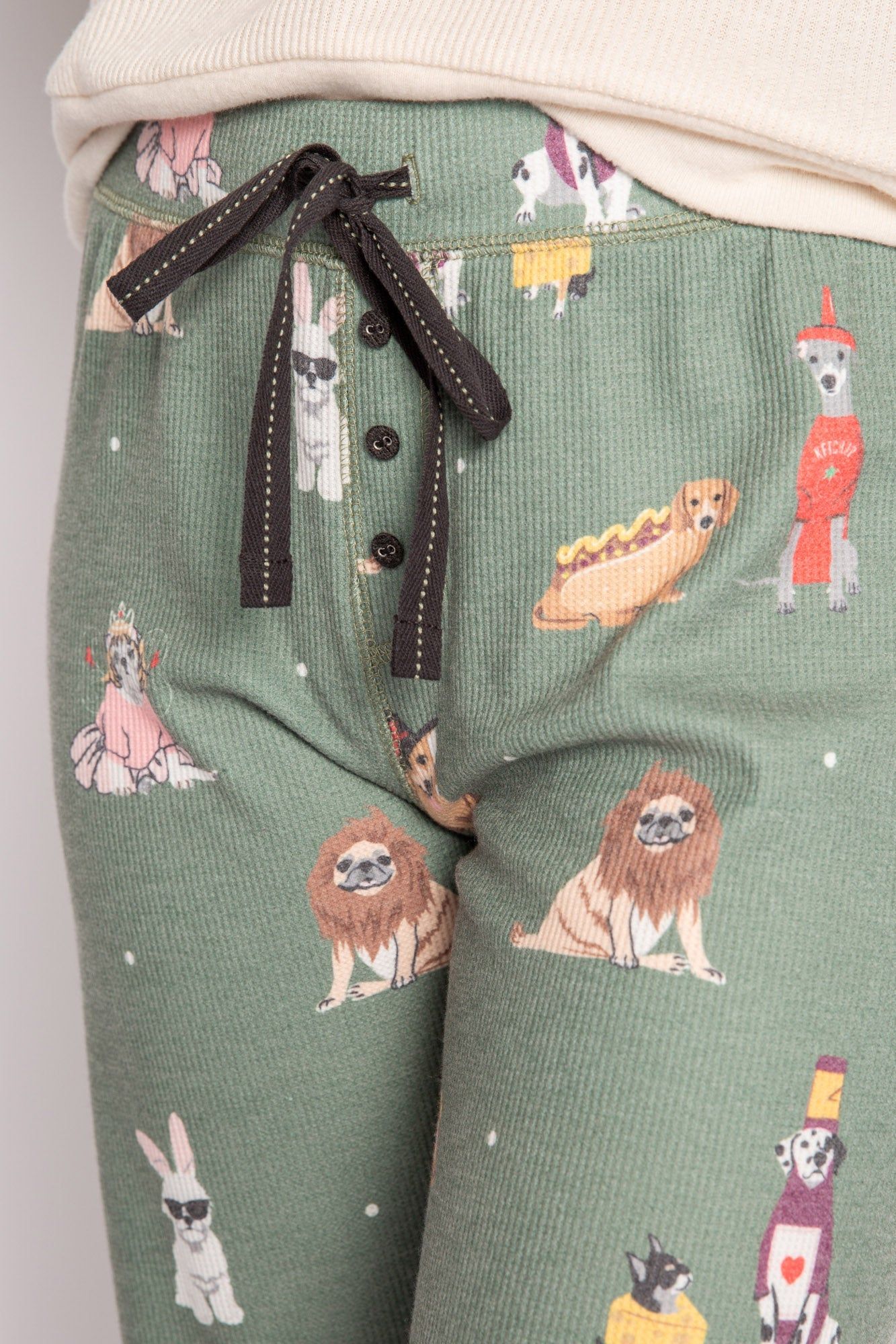 PJ Salvage My Dog is My Boo PJ Set - Olive sold by Boutique with Grace product image thumbnail 5
