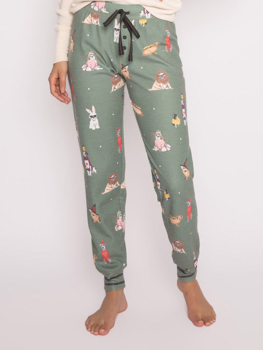 PJ Salvage My Dog is My Boo PJ Set - Olive sold by Boutique with Grace product image thumbnail 4