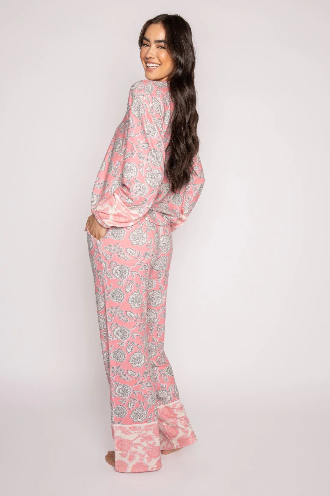 PJ Salvage Boho Chic Lounge Set - Coral sold by Boutique with Grace