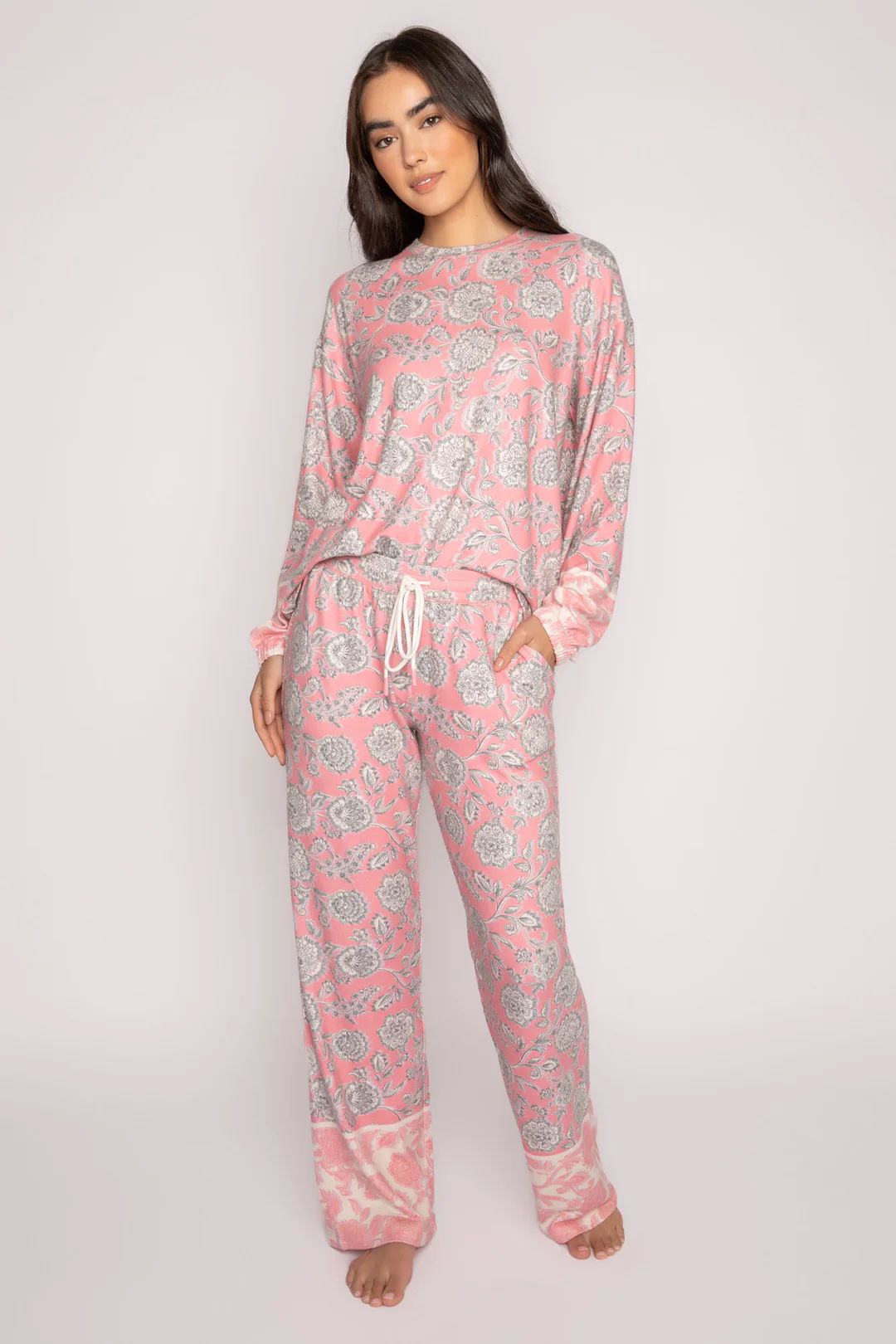 PJ Salvage Boho Chic Lounge Set - Coral sold by Boutique with Grace product image thumbnail 2