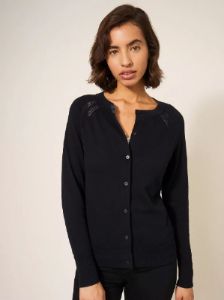 White Stuff Lulu Cardi - Black sold by Boutique with Grace