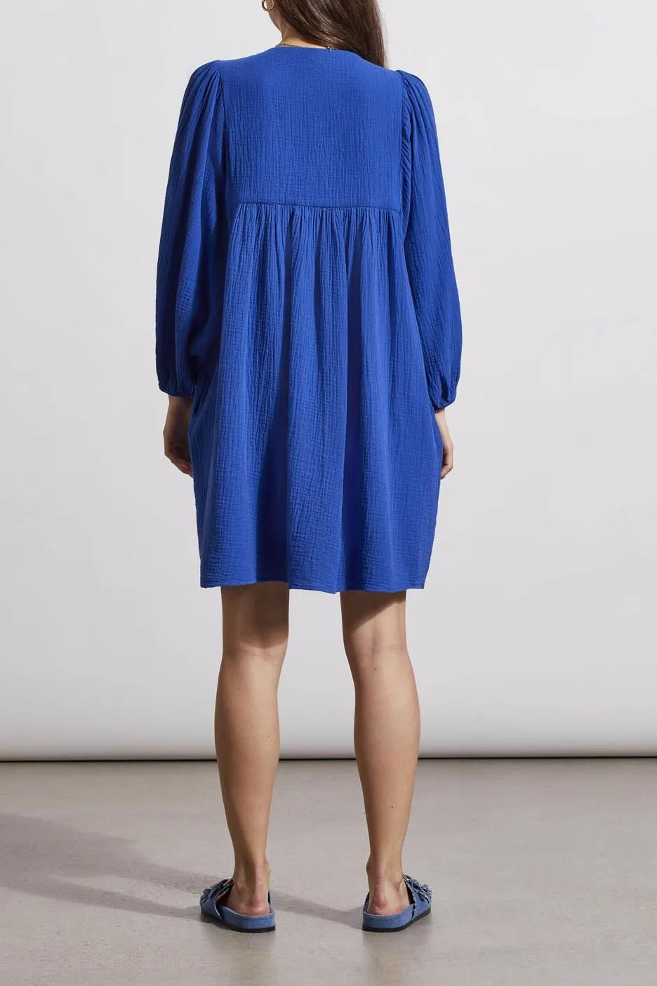 Tribal Anna Puff Sleeve Dress - Sea Sapphire sold by Boutique with Grace product image thumbnail 4