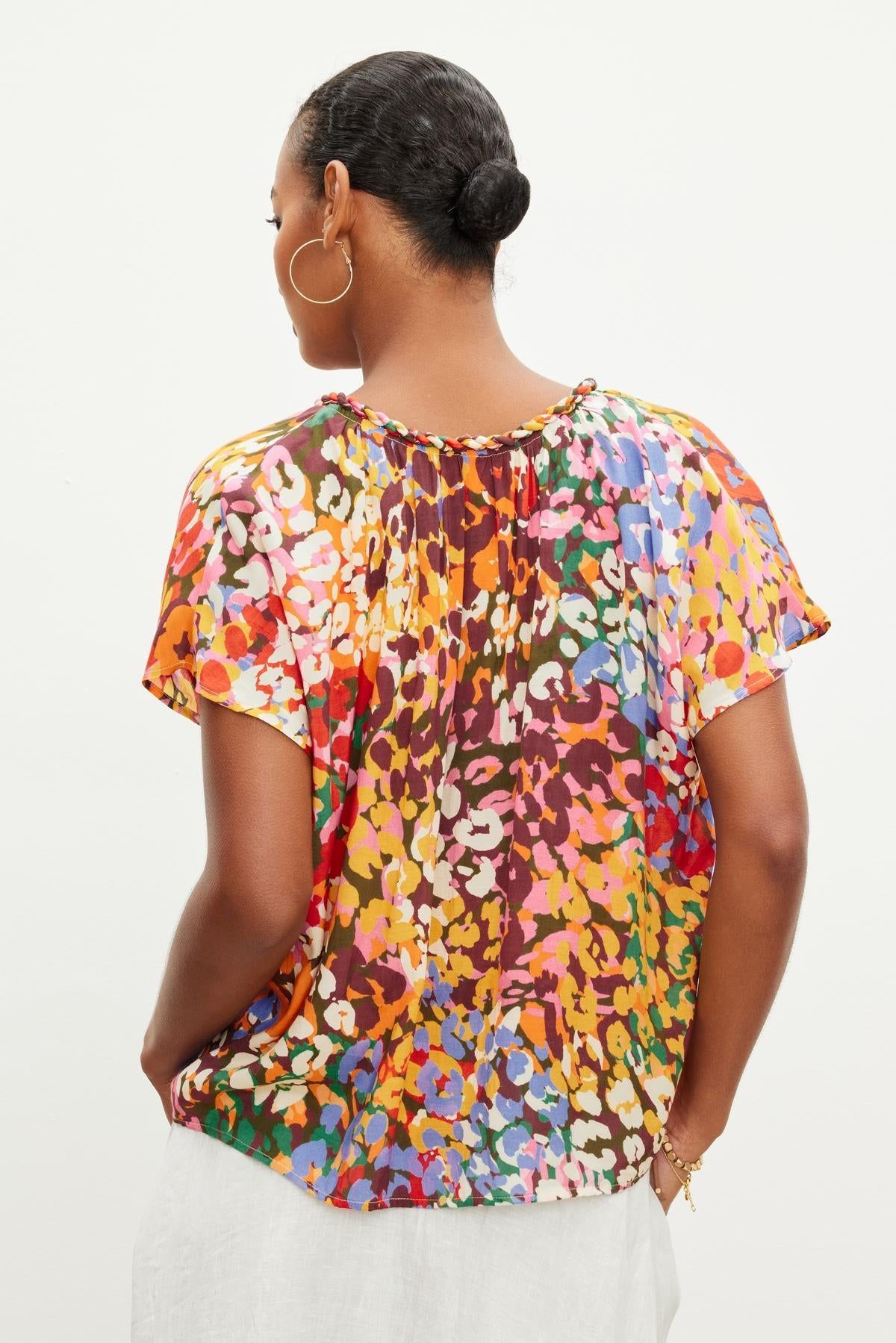 Velvet Trixy Printed Blouse - Cheetah sold by Boutique with Grace product image thumbnail 4