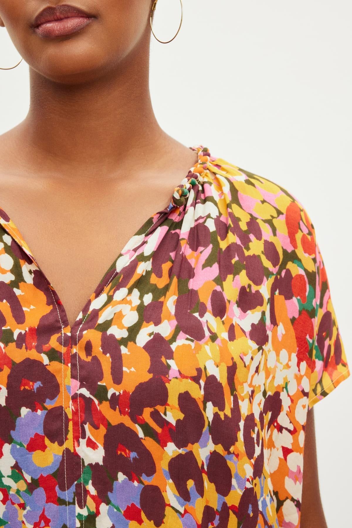 Velvet Trixy Printed Blouse - Cheetah sold by Boutique with Grace product image thumbnail 3