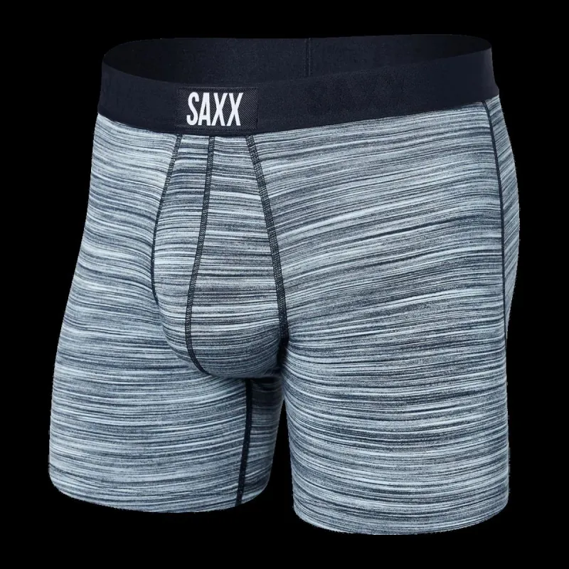 Saxx Vibe Super Soft Boxer Brief - Spacedye Heather Blue sold by Boutique with Grace
