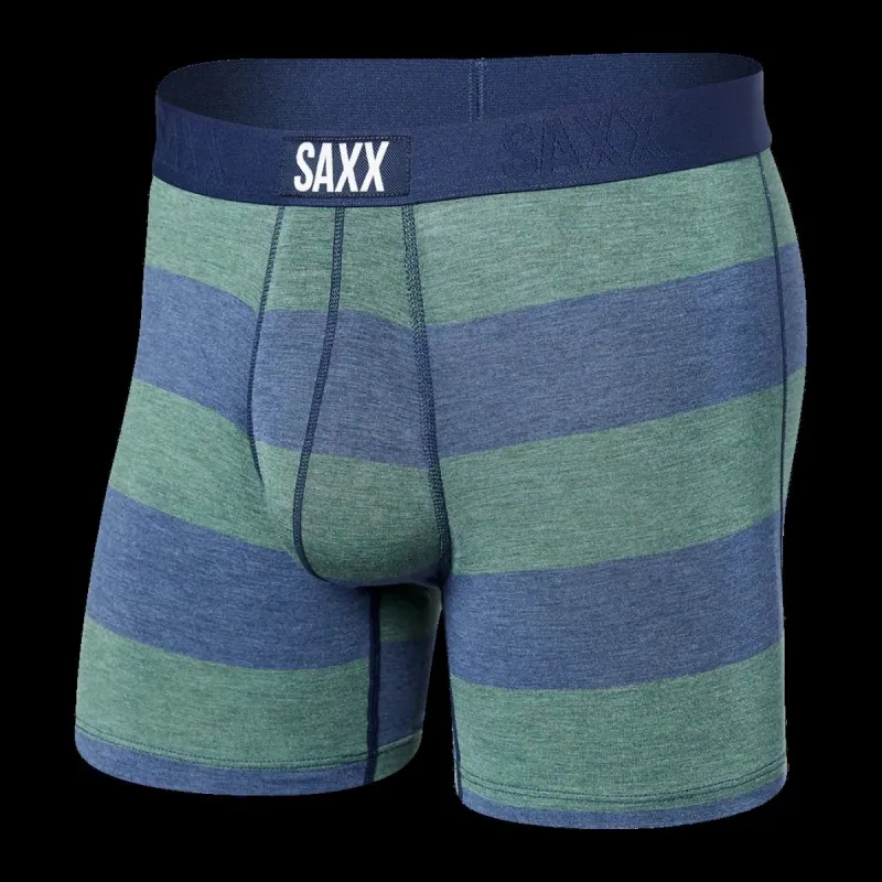 Saxx Vibe Super Soft Boxer Brief - Blue Green Ombre Rugby sold by Boutique with Grace