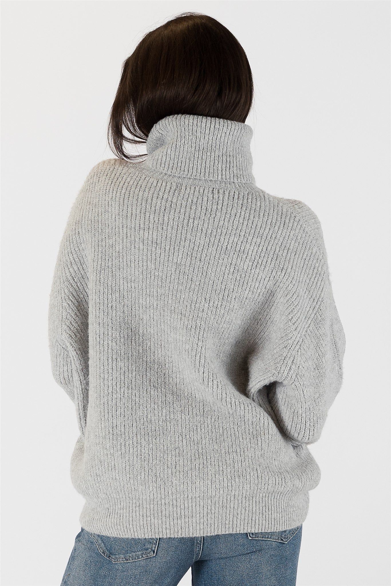 Lyla & Luxe Sahara Sweater - Light Grey sold by Boutique with Grace product image thumbnail 4