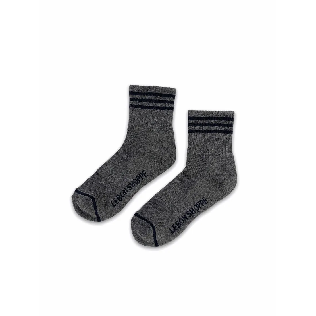 Le Bon Shoppe Girlfriend Socks - Soot sold by Boutique with Grace