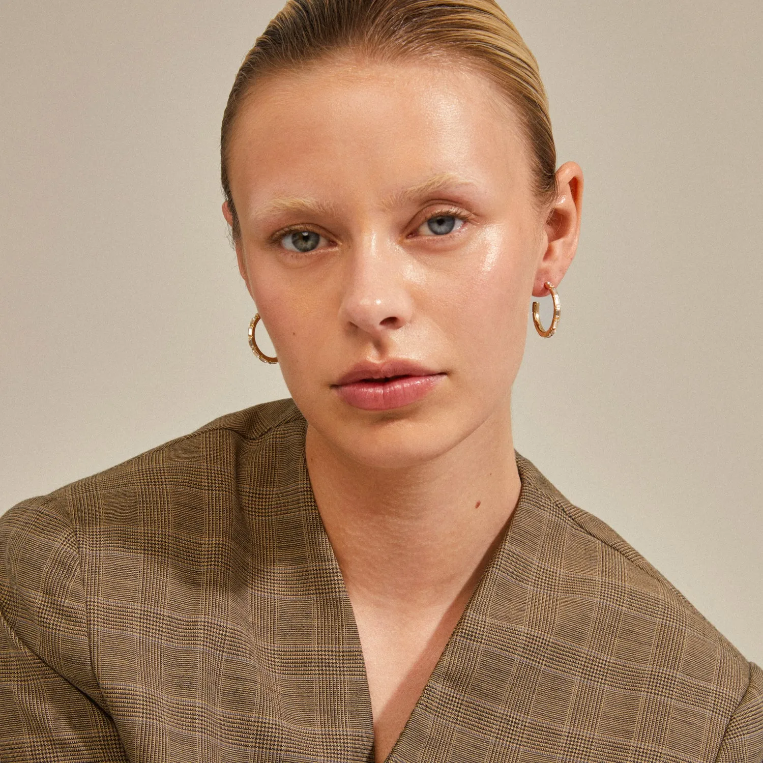 Pilgrim Rue Recycled Hoops - Gold sold by Boutique with Grace