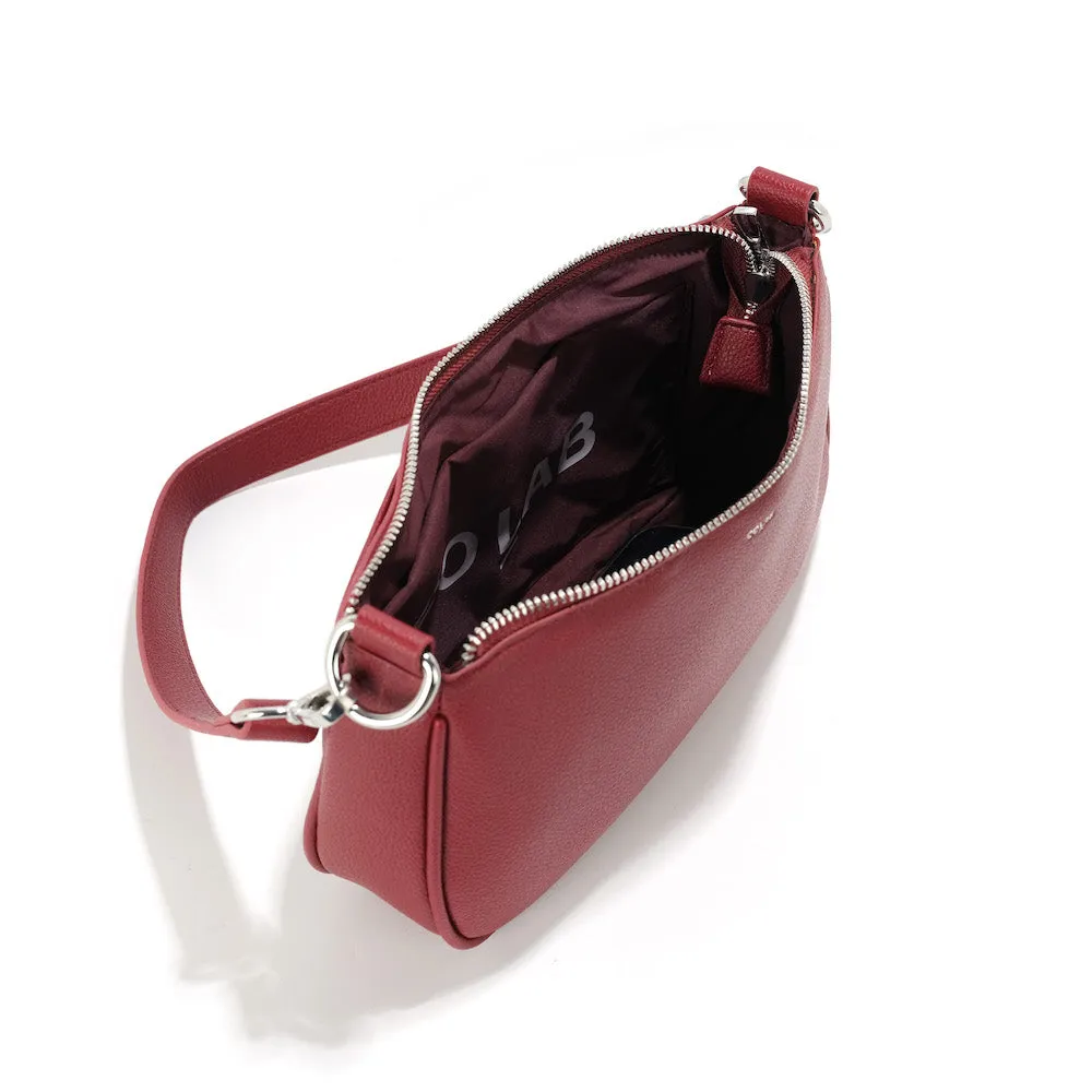 co-lab Chloe Baguette Crossbody - Pomegranate sold by Boutique with Grace product image thumbnail 4