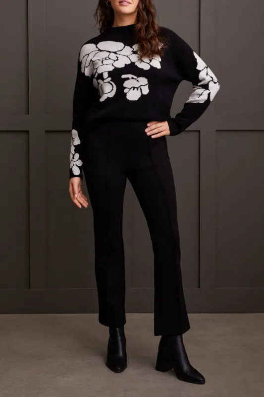 Tribal Pull-On Ankle Pant - Black sold by Boutique with Grace