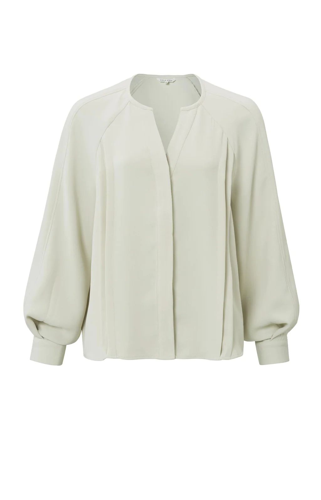 Yaya Detailed V Neck Blouse - Silver Birch sold by Boutique with Grace product image thumbnail 2
