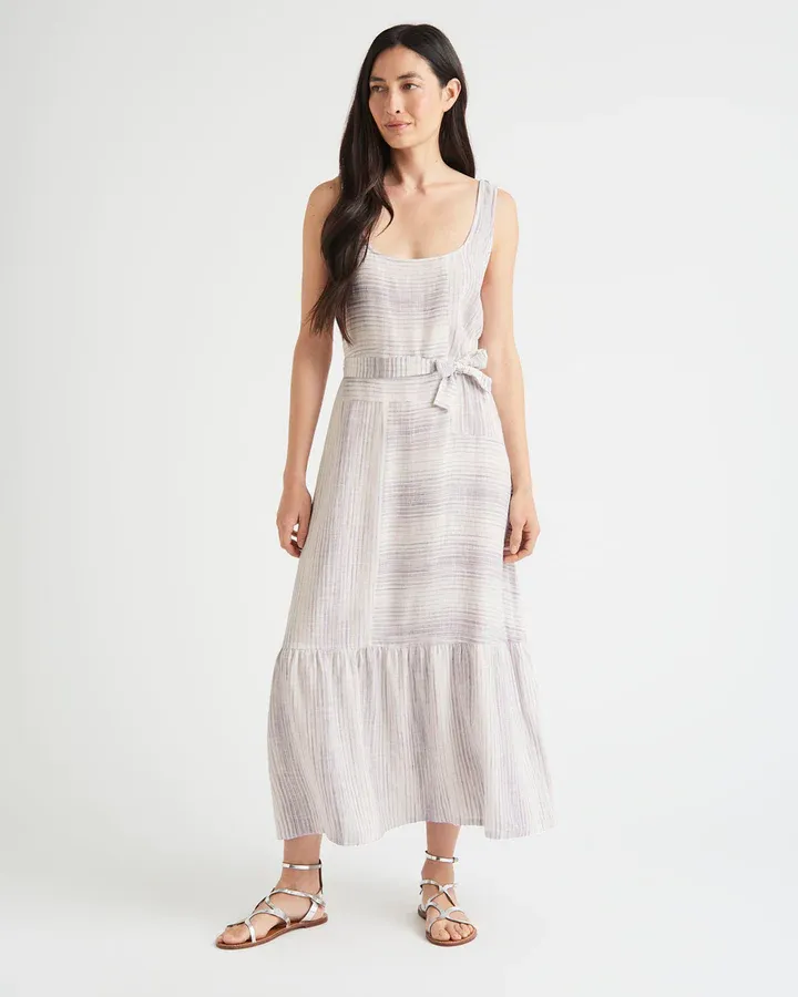 Splendid Kira Dress - Oyster Stripe sold by Boutique with Grace product image thumbnail 3